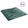 Voir la diapositive 4 : VIDAXL Panneaux muraux 12 pcs vert 50x50 cm XPS 3 m² pierre