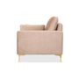 Voir la diapositive 3 : Paris Prix Canapé 2 Places en Velours  Ignacio  158cm Taupe