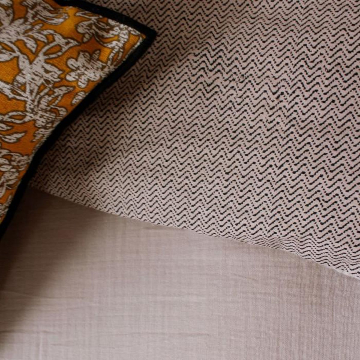 Paris Prix Parure de Lit 3 Pièces  Gypsy  240x220cm Naturel