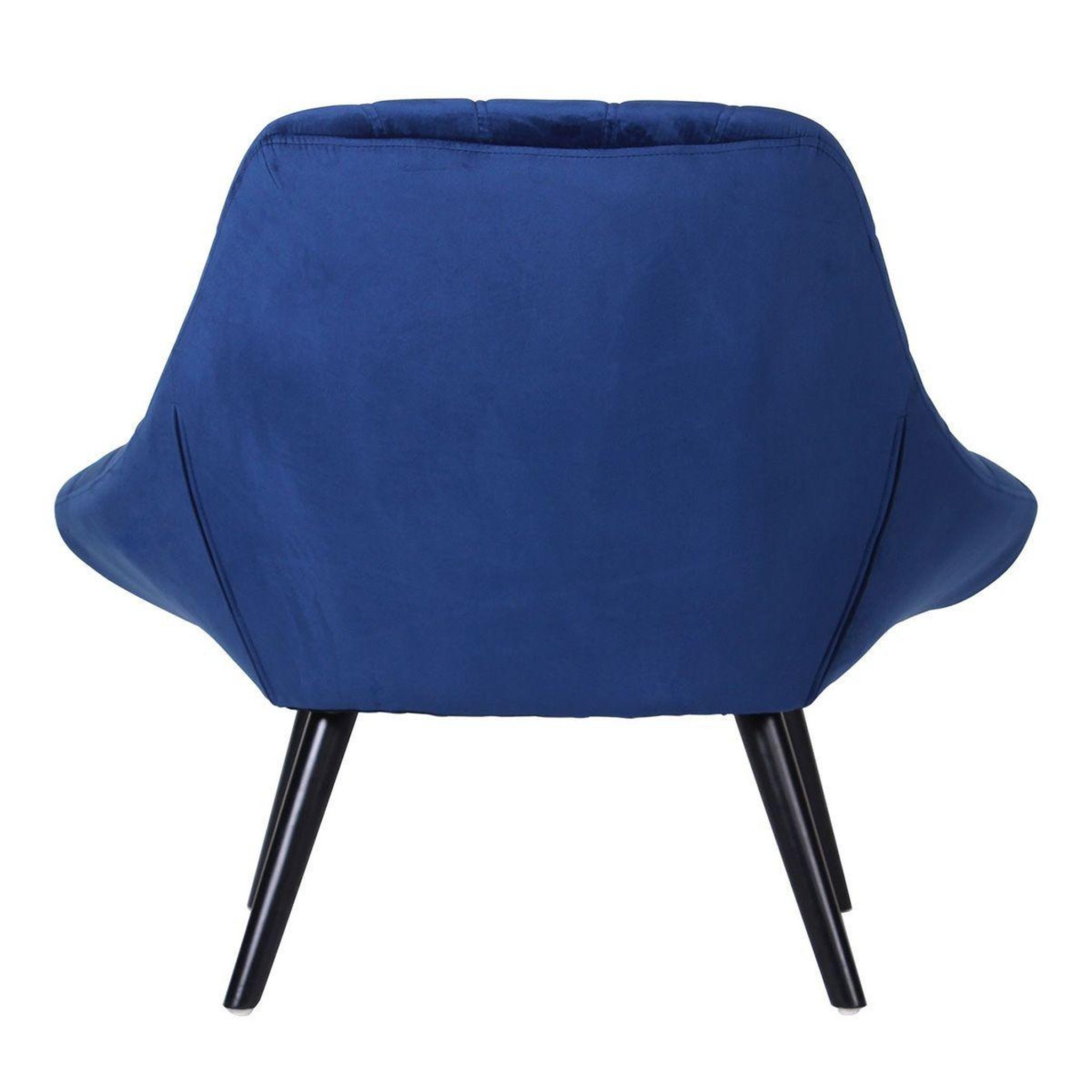 Voir la diapositive 4 : Paris Prix Fauteuil scandinave en velours  johan  102cm bleu