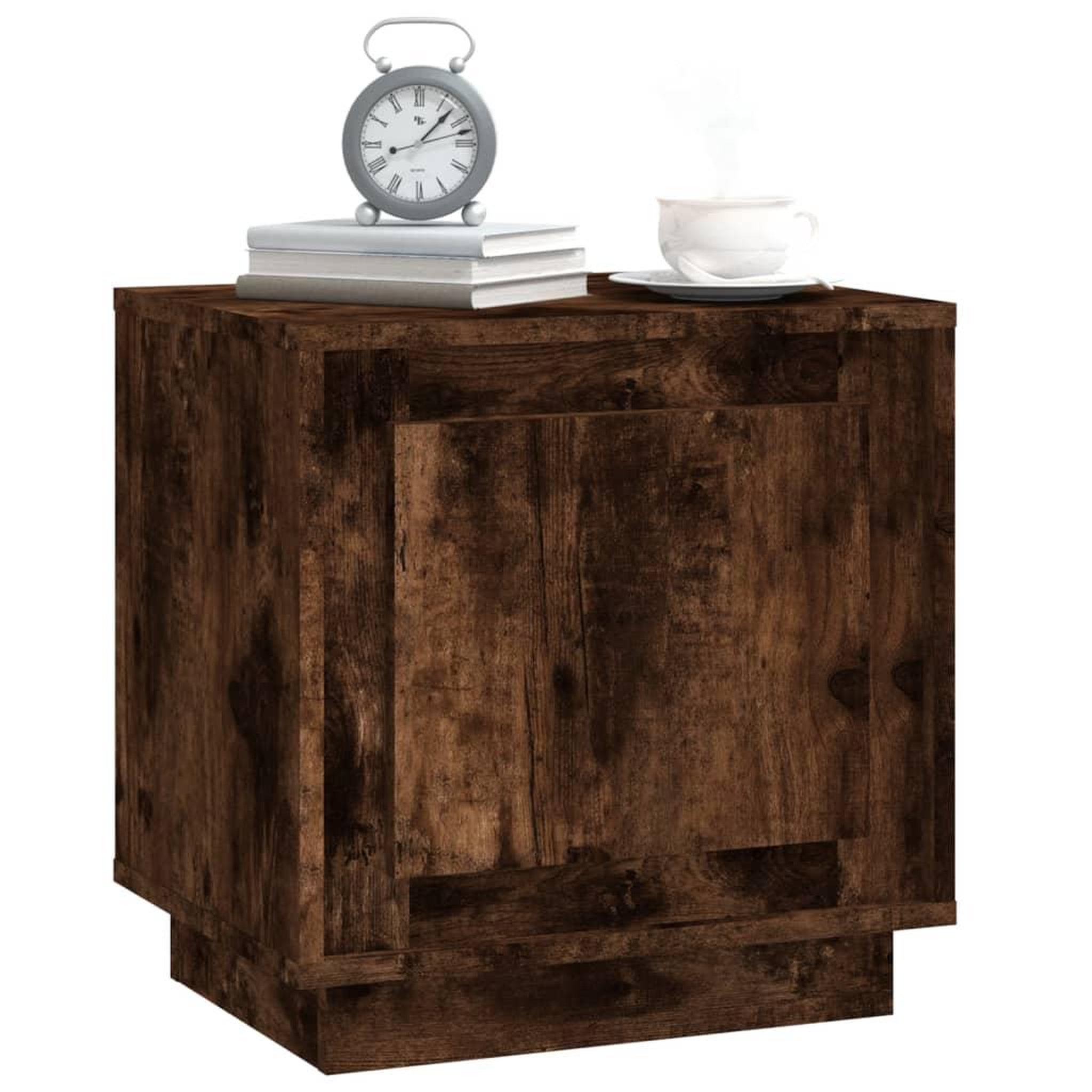 Voir la diapositive 4 : VIDAXL Tables de chevet 2 pcs chene fume 44x35x45 cm bois d'ingenierie