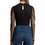 Voir la diapositive 2 : MORGAN T-Shirt Manches Longues Noir Femme Morgan TSAGE