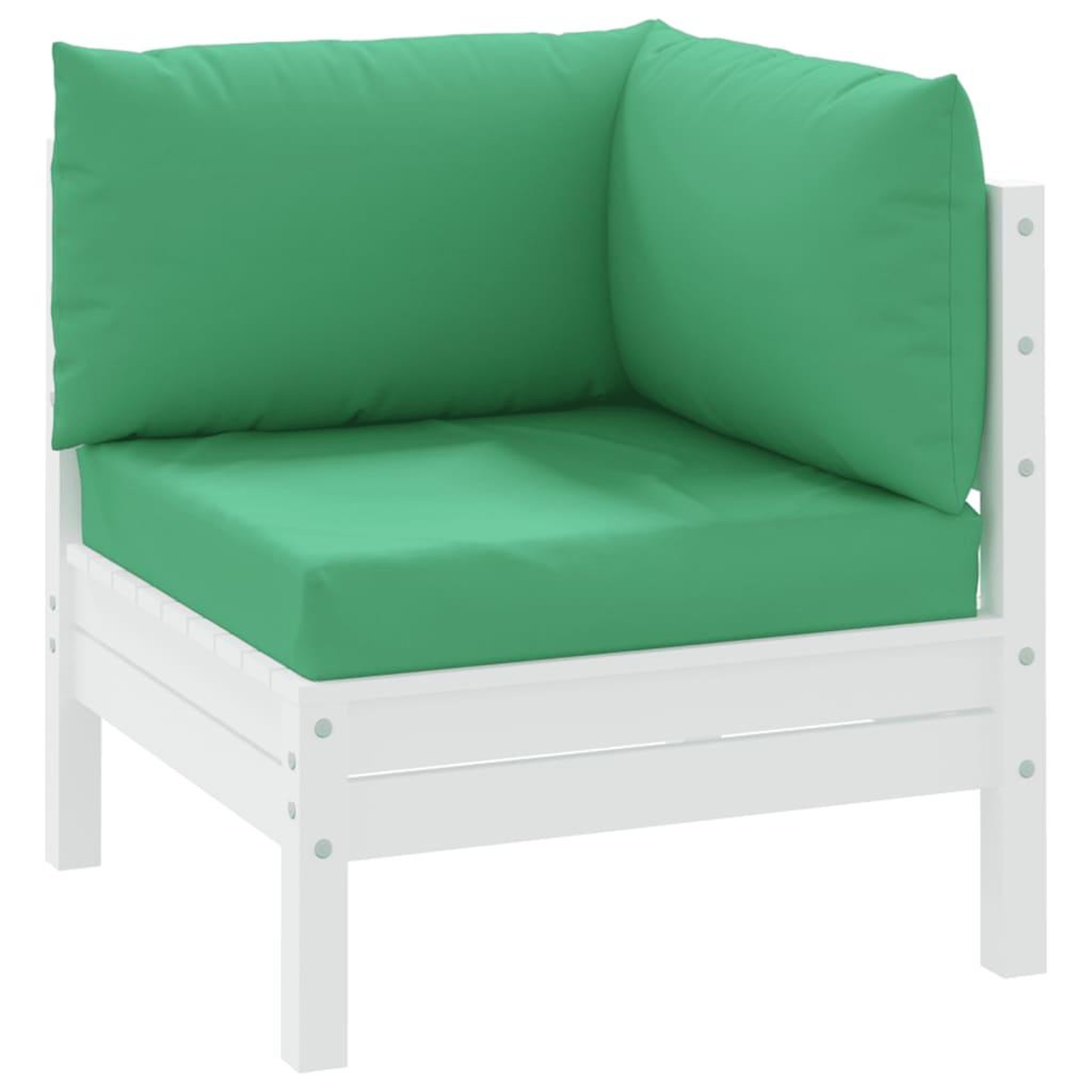 Voir la diapositive 3 : VIDAXL Coussins de palette lot de 3 vert tissu oxford