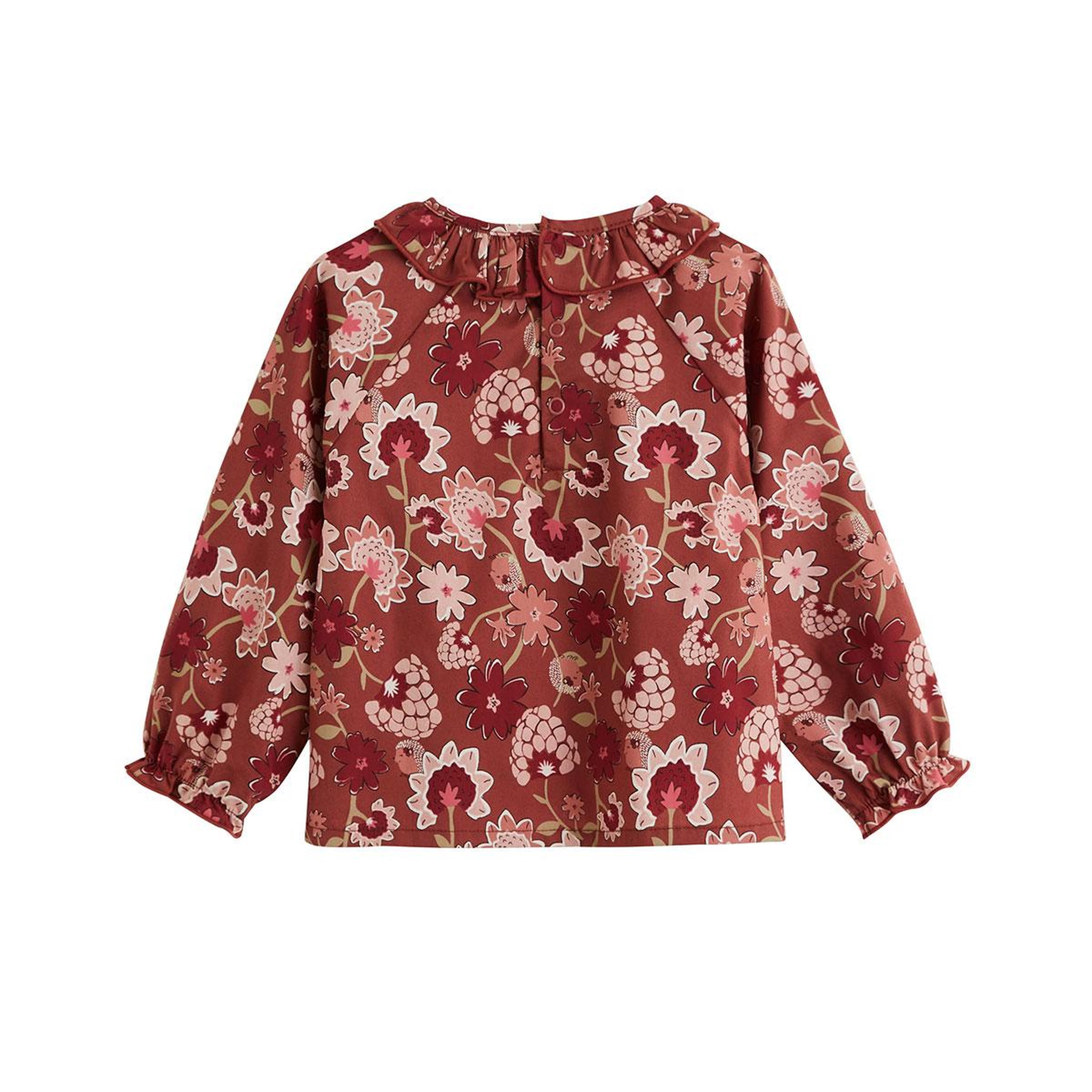 Voir la diapositive 2 : PETIT BEGUIN Blouse enfant en popeline harmony