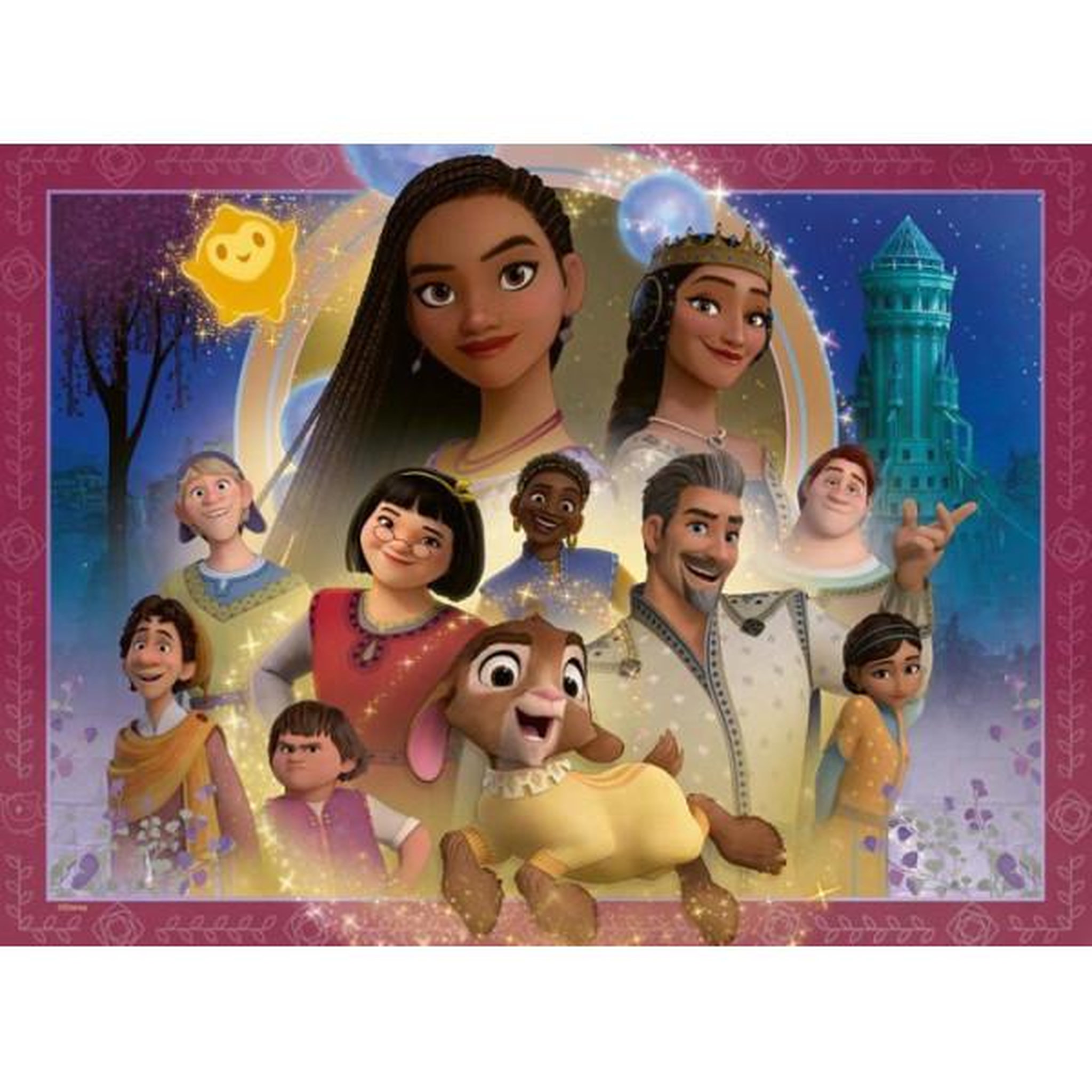 Voir la diapositive 3 : RAVENSBURGER Puzzle 100 pieces XXL Le royaume des souhaits, Disney Wish, A partir de 6 ans, 12001048, Ravensburger