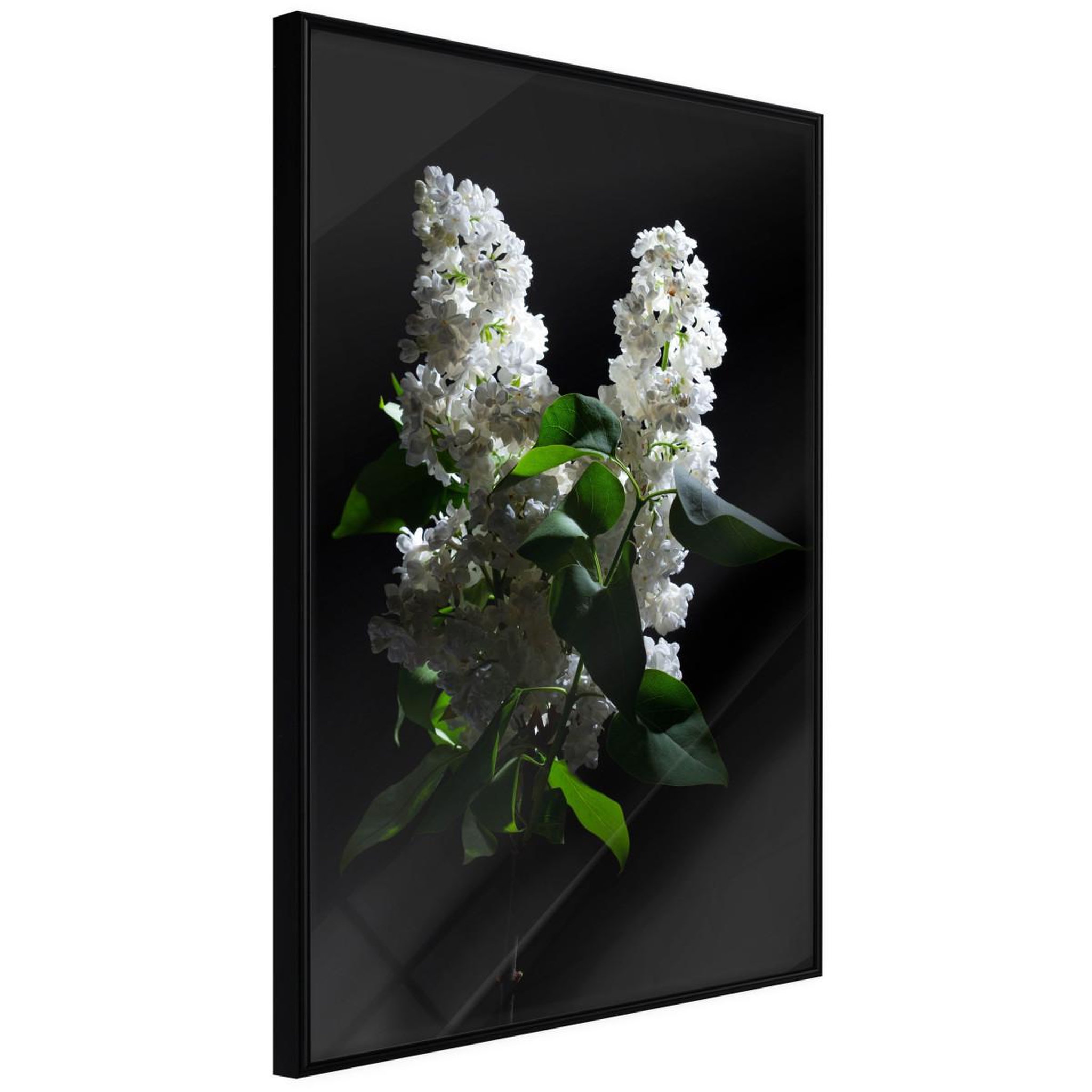 Paris Prix Affiche murale encadrée  white lilac