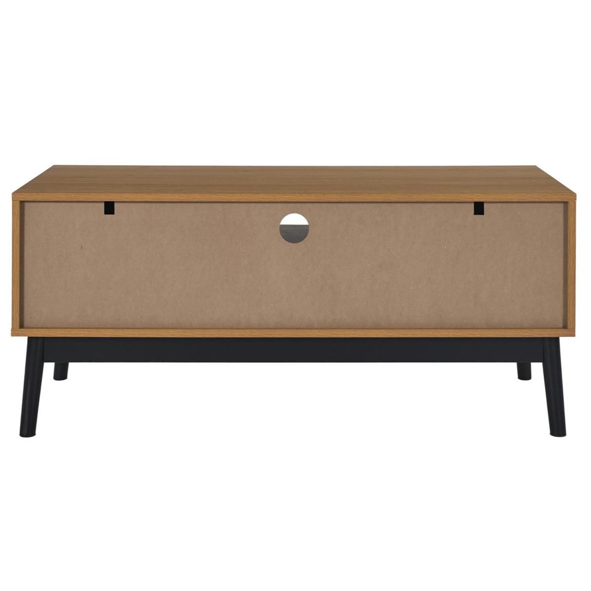 Voir la diapositive 4 : The Home Deco Factory Meuble tv design  felix  110cm marron