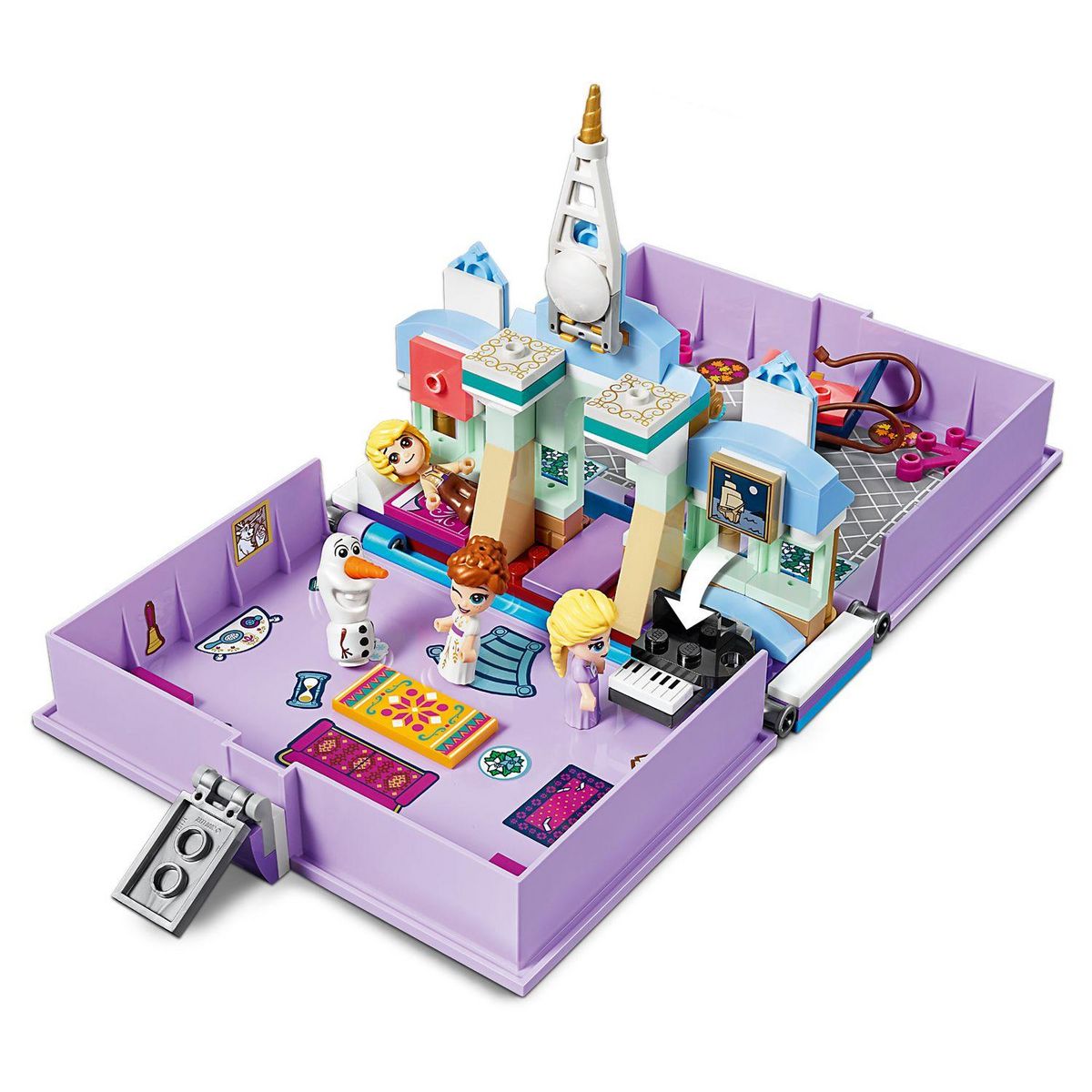 LEGO Disney Princesses 43175-Les Aventures d'Anna et Elsa dans un Livre de Contes