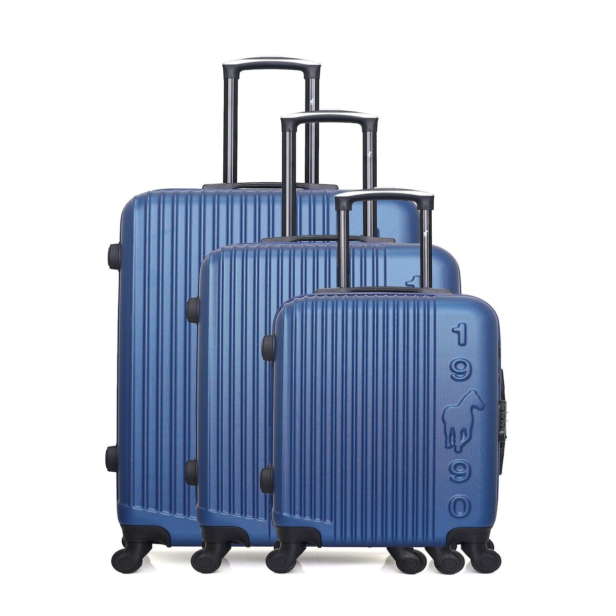 GENTLEMAN FARMER GENTLEMAN FARMER - Set de 3 Valises LIAM 75 cm 4 Roues