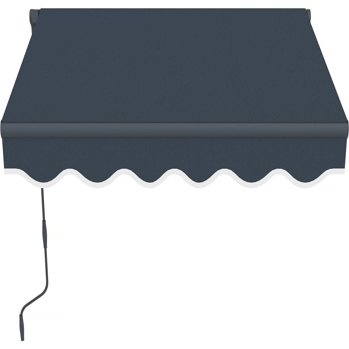 Habitat et Jardin Store banne en aluminium   Ombra 1  - 160 x 120 cm - Gris