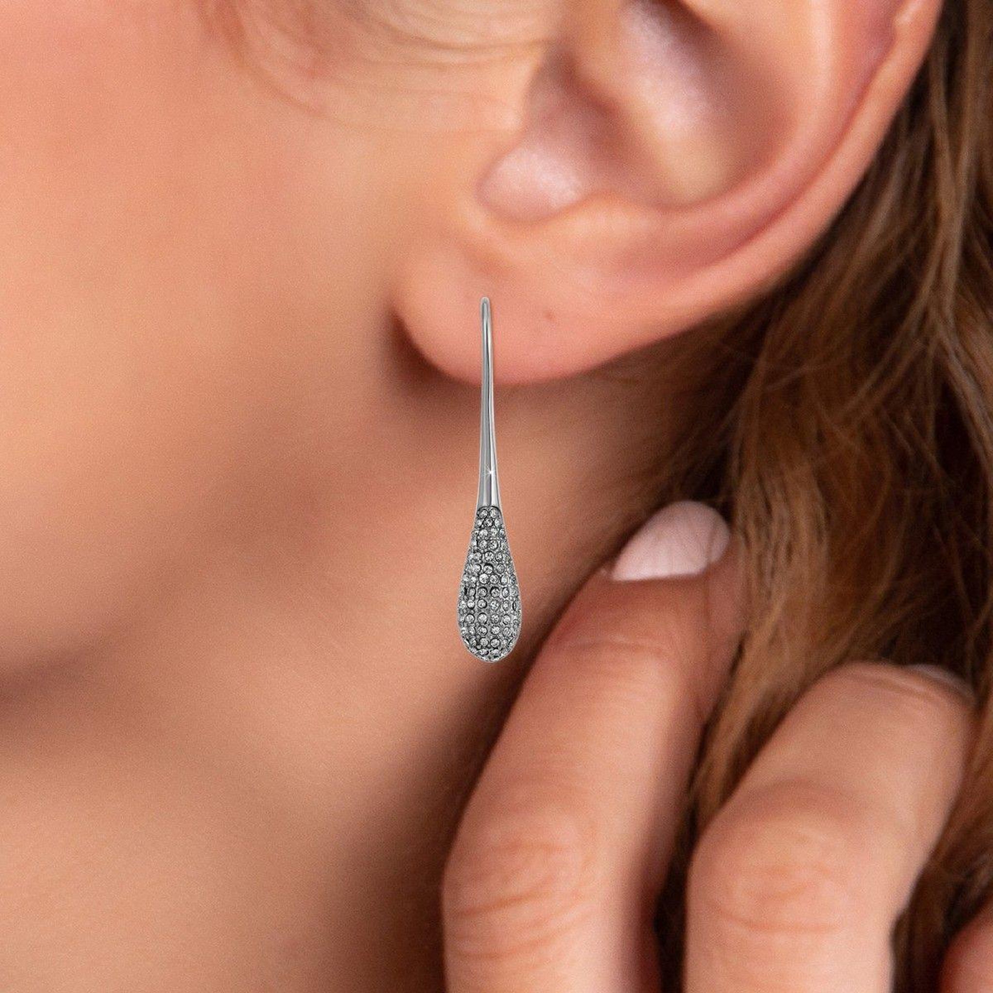 Voir la diapositive 2 : SC CRYSTAL Boucles d'oreilles SC Crystal ornées de Zirconium
