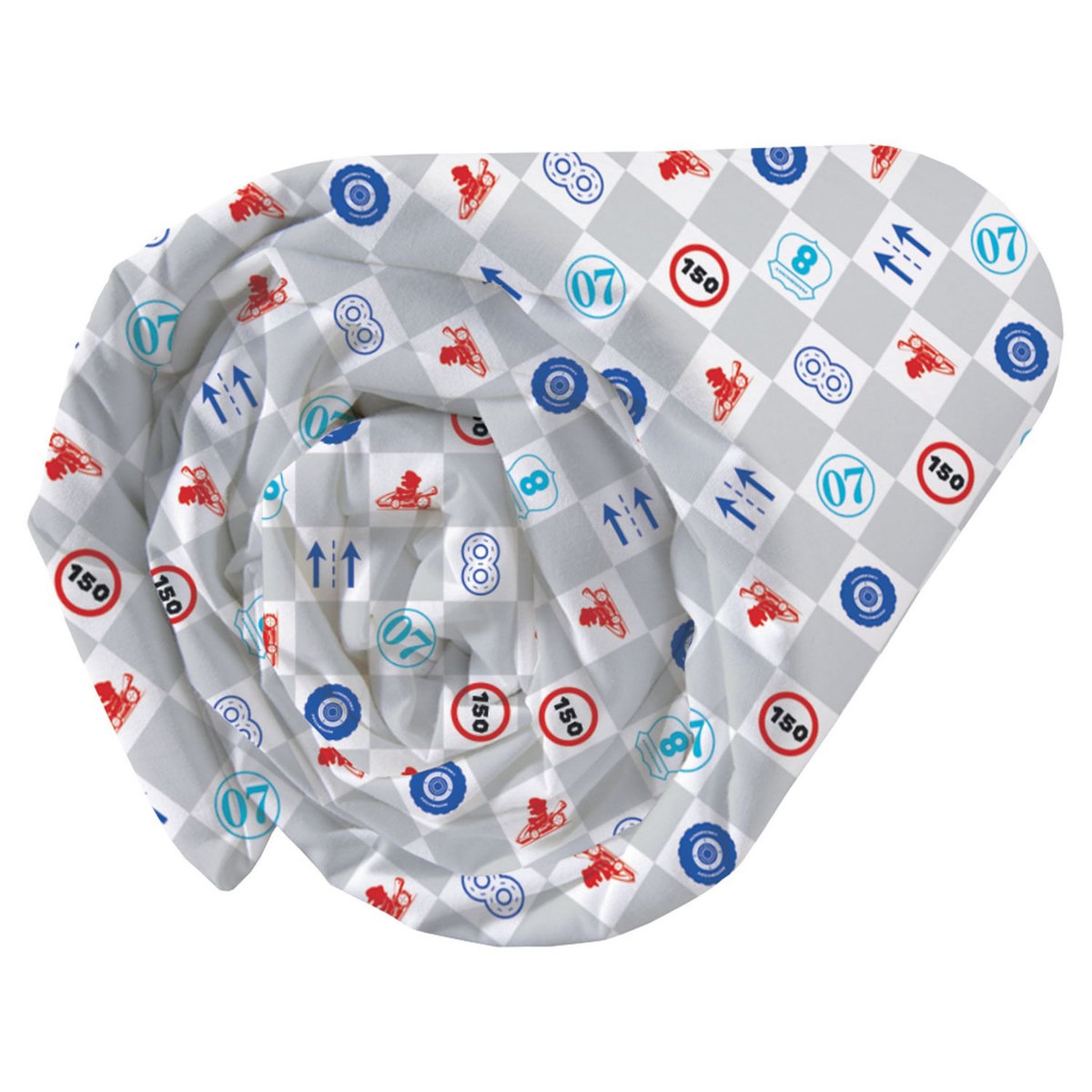 MARIO  Drap housse coton 57 fils MARIO KART SPEED