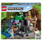 LEGO Minecraft 21189 Le Donjon du Squelette, Jouet Construction, Figurine Squelette, Grotte