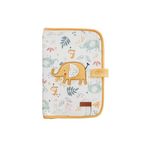 Petit Béguin Protège carnet de santé Hawaiki. Coloris disponibles : Beige