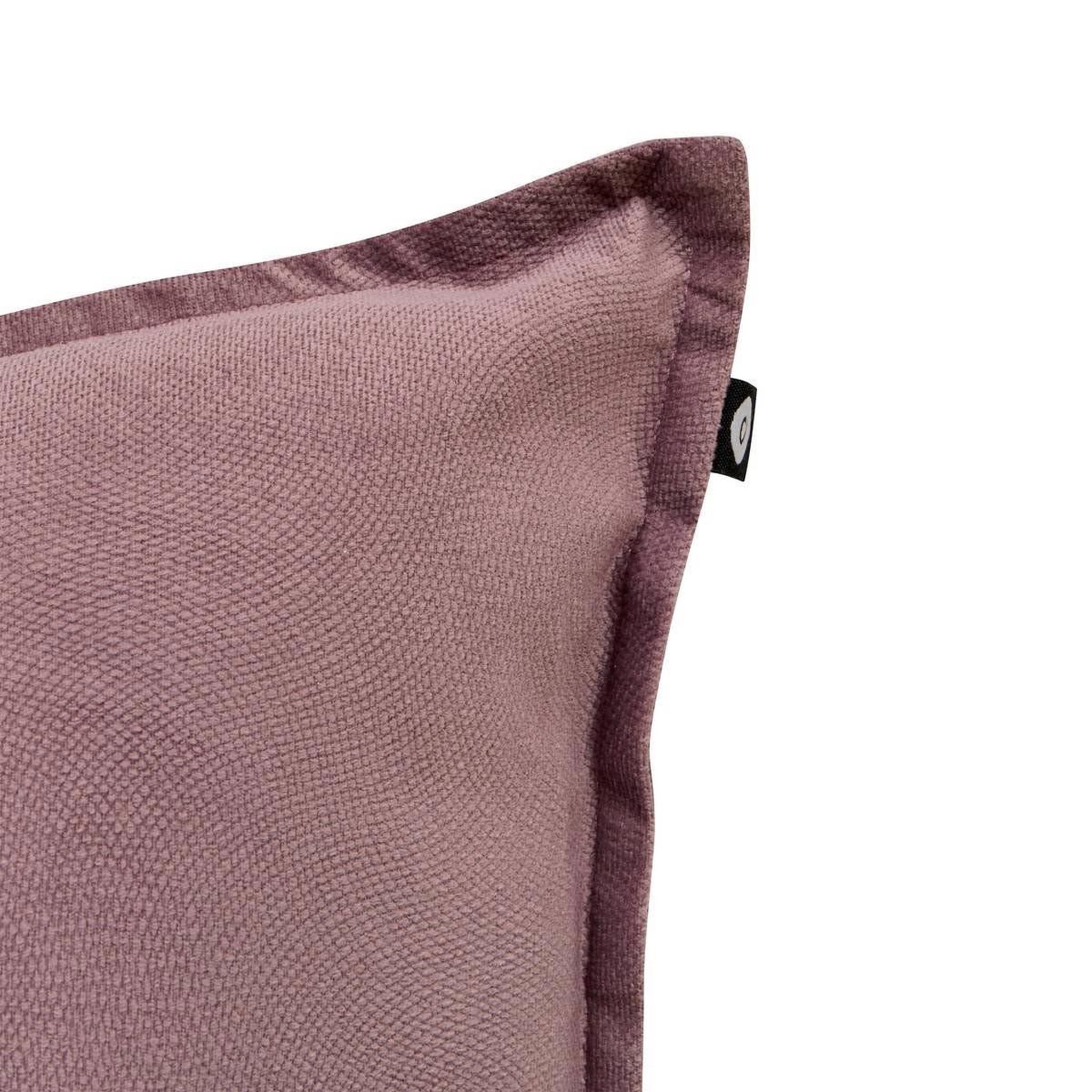 Voir la diapositive 2 : ATMOSPHERA Coussin déco uni  lilou  45x45cm parme