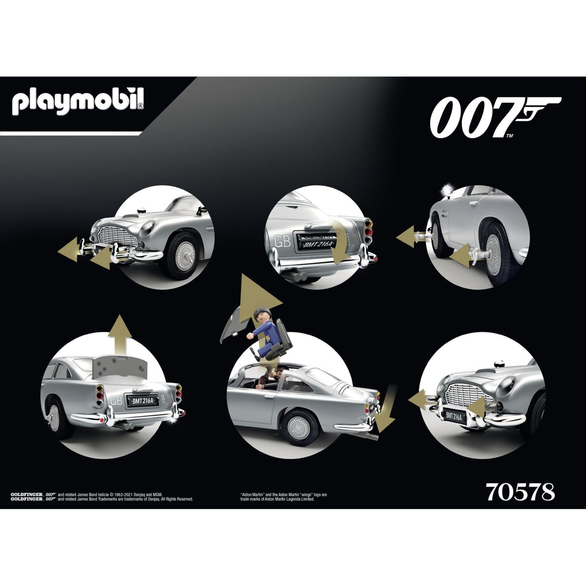 PLV Publicitaire Playmobil Vitrine James Bond 70578 007 - Neuf
