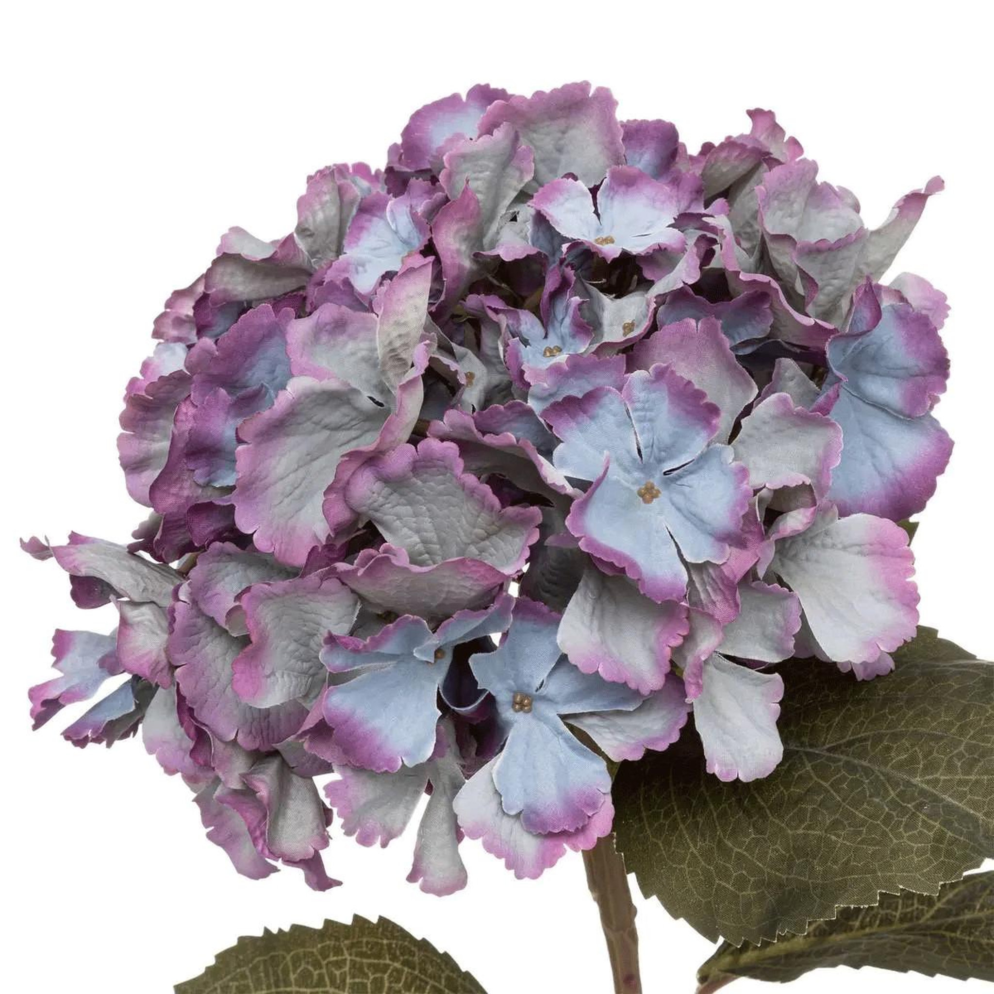 Voir la diapositive 2 : ATMOSPHERA Fleur artificielle  hortensia  83cm bleu