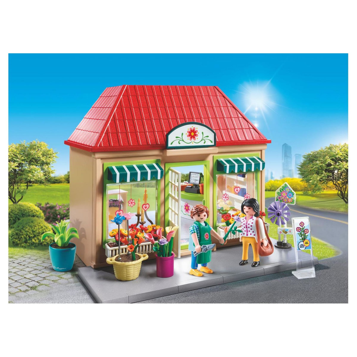 PLAYMOBIL 70016 - City Life - Magasin de fleurs 