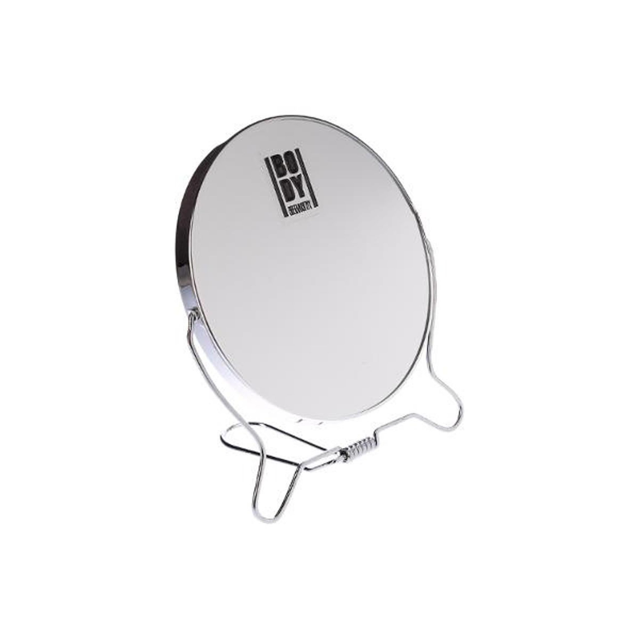 Body beauty Miroir grossissant à pied  lipstick  14cm argent