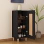 Voir la diapositive 3 : VIDAXL Buffet Noir 34,5x34x90 cm Bois d'ingenierie