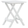 Voir la diapositive 2 : VIDAXL Table pliable de jardin 45,5x38,5x50 cm Blanc