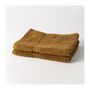 Voir la diapositive 1 : Today TODAY Essential - Lot de 2 serviettes de toilette 50x90 cm 100% Coton coloris bronze