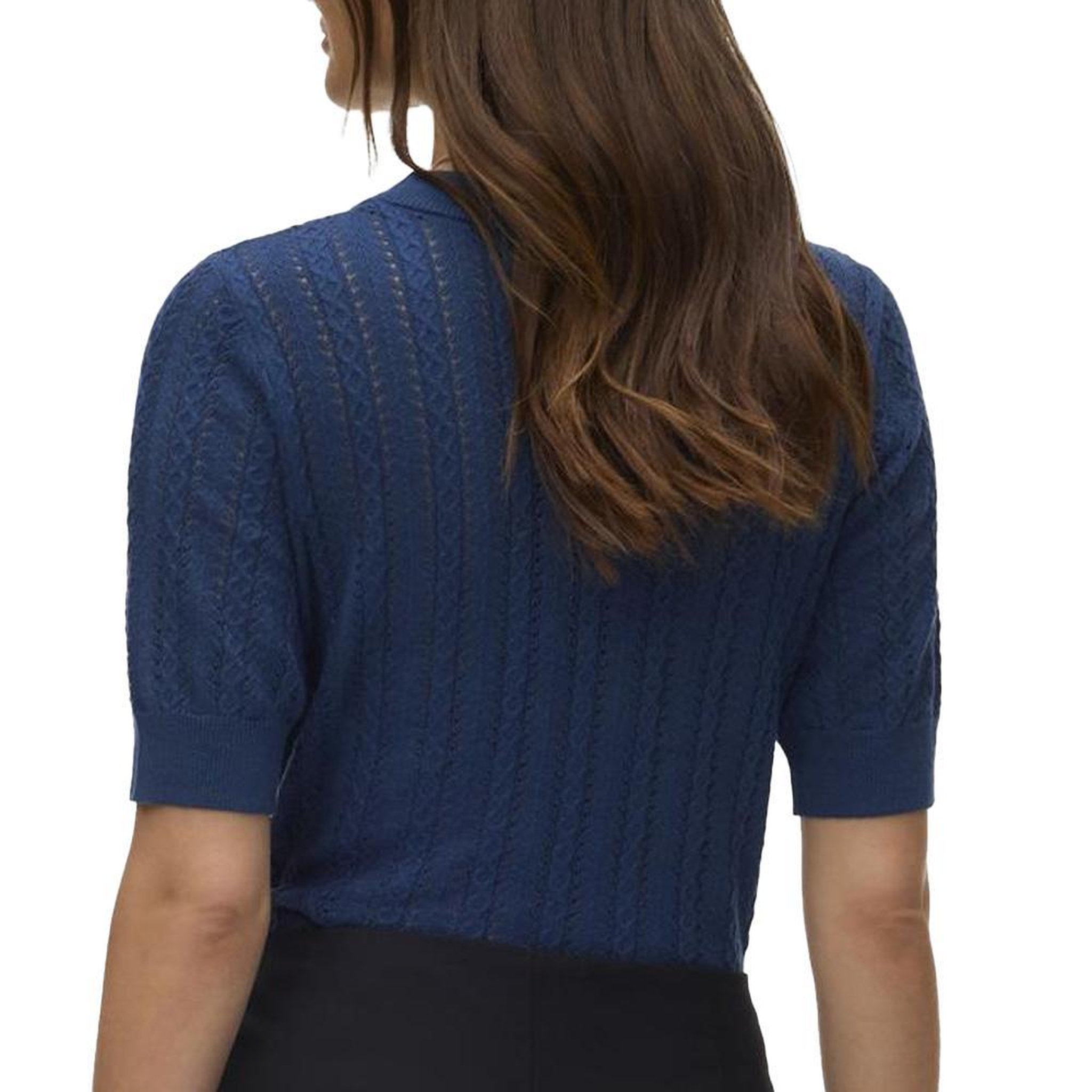 Voir la diapositive 2 : Vero Moda T-Shirt Bleu Foncé Femme Vero Moda Morena