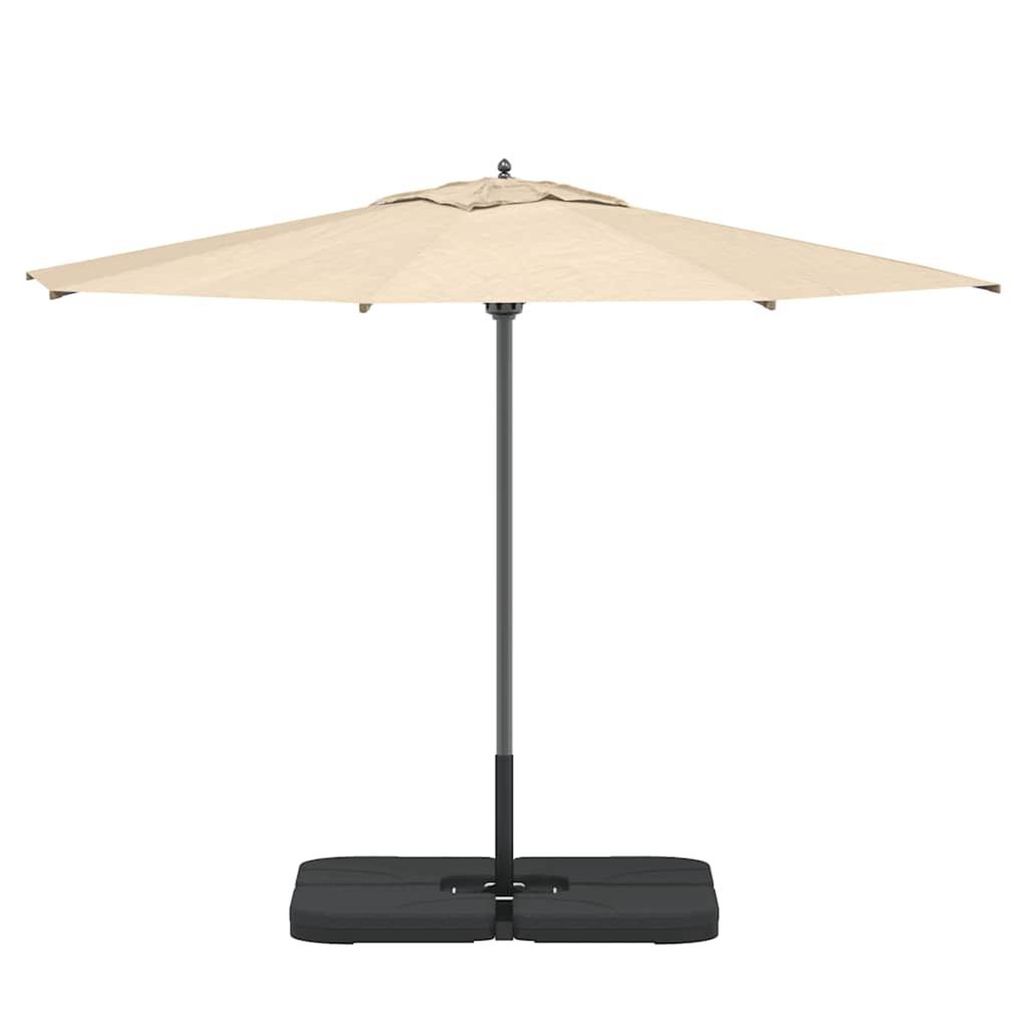 Voir la diapositive 4 : VIDAXL Base de parasol portable sable/eau 60 l