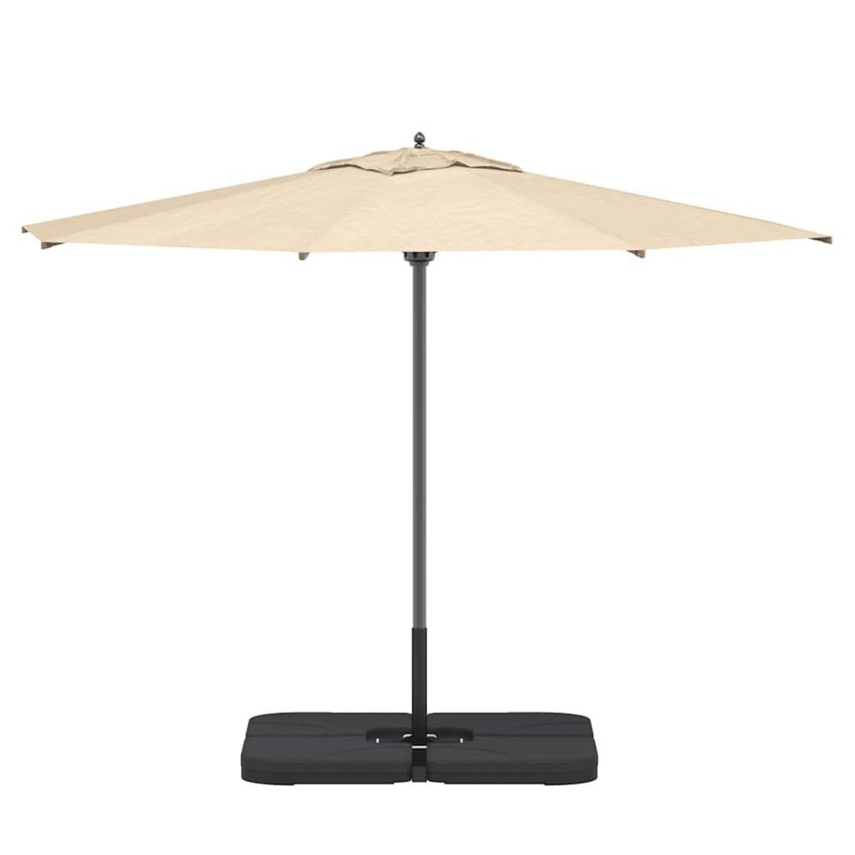 VIDAXL Base de parasol portable Sable/Eau 60 L