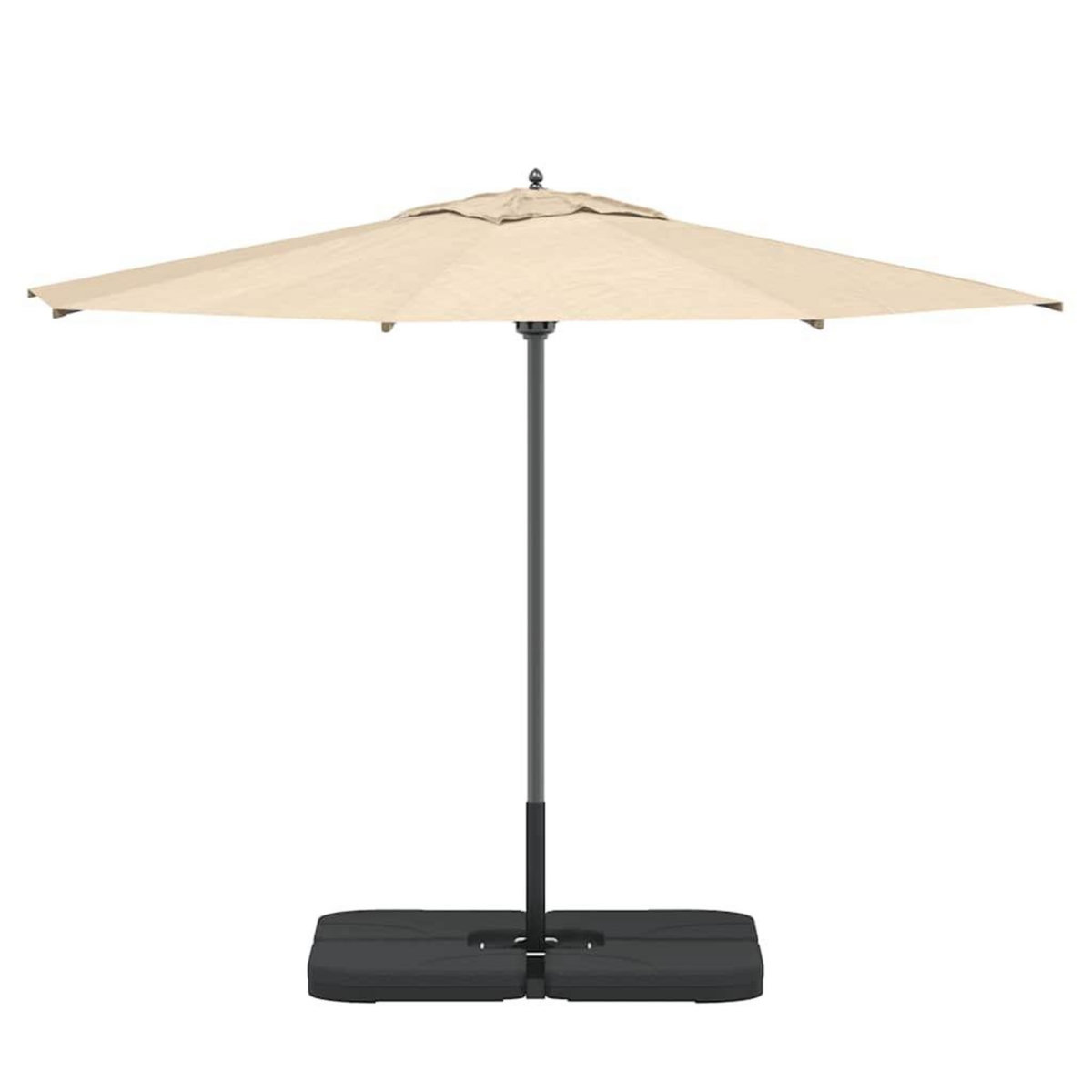 VIDAXL Base de parasol portable Sable/Eau 60 L