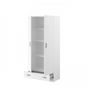 Voir la diapositive 5 : PARISOT PARISOT Armoire 2 portes battantes + 1 tiroir - Panneaux de particules - Décor Blanc - L 78 cm x P 38 cm x H 170 cm - VARIA
