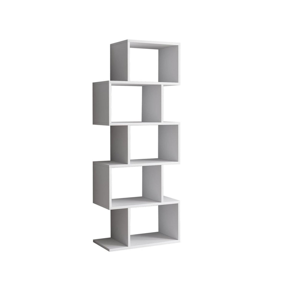 Habitat et Jardin Bibliothèque en bois  Meric  60 x 30 x 150 cm - Blanc