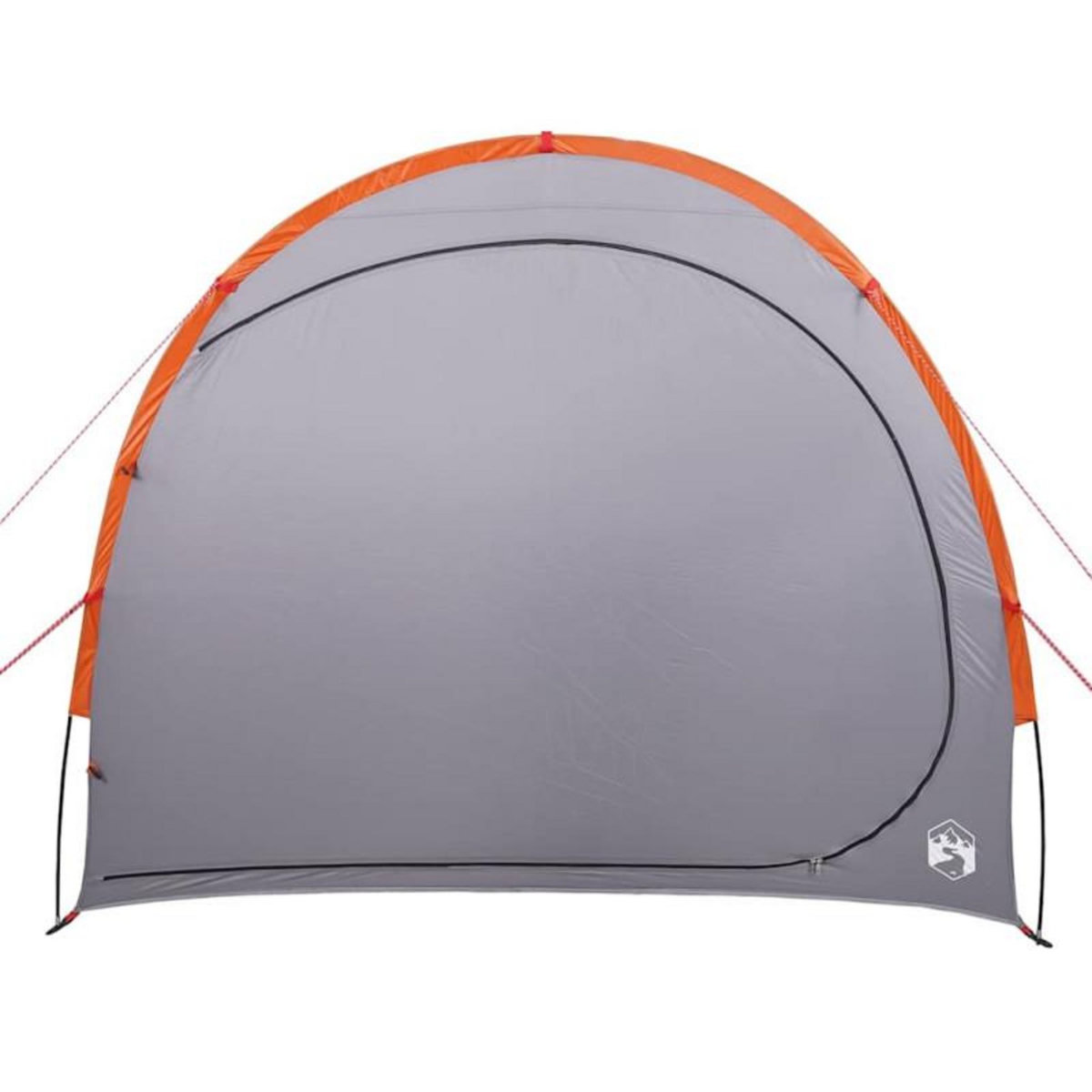 VIDAXL Tente de rangement gris et orange imperméable