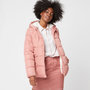 Voir la diapositive 1 : INEXTENSO Doudoune doublée sherpa rose femme