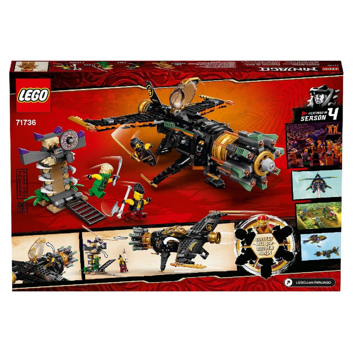 LEGO Ninjago 71736 Le jet multi-missiles