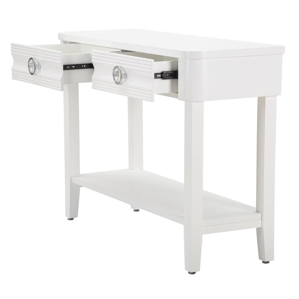 Paris Prix Console en Bois  Shine  110cm Blanc