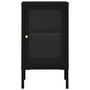 Voir la diapositive 3 : VIDAXL Buffet Noir 38x35x70 cm Acier et verre