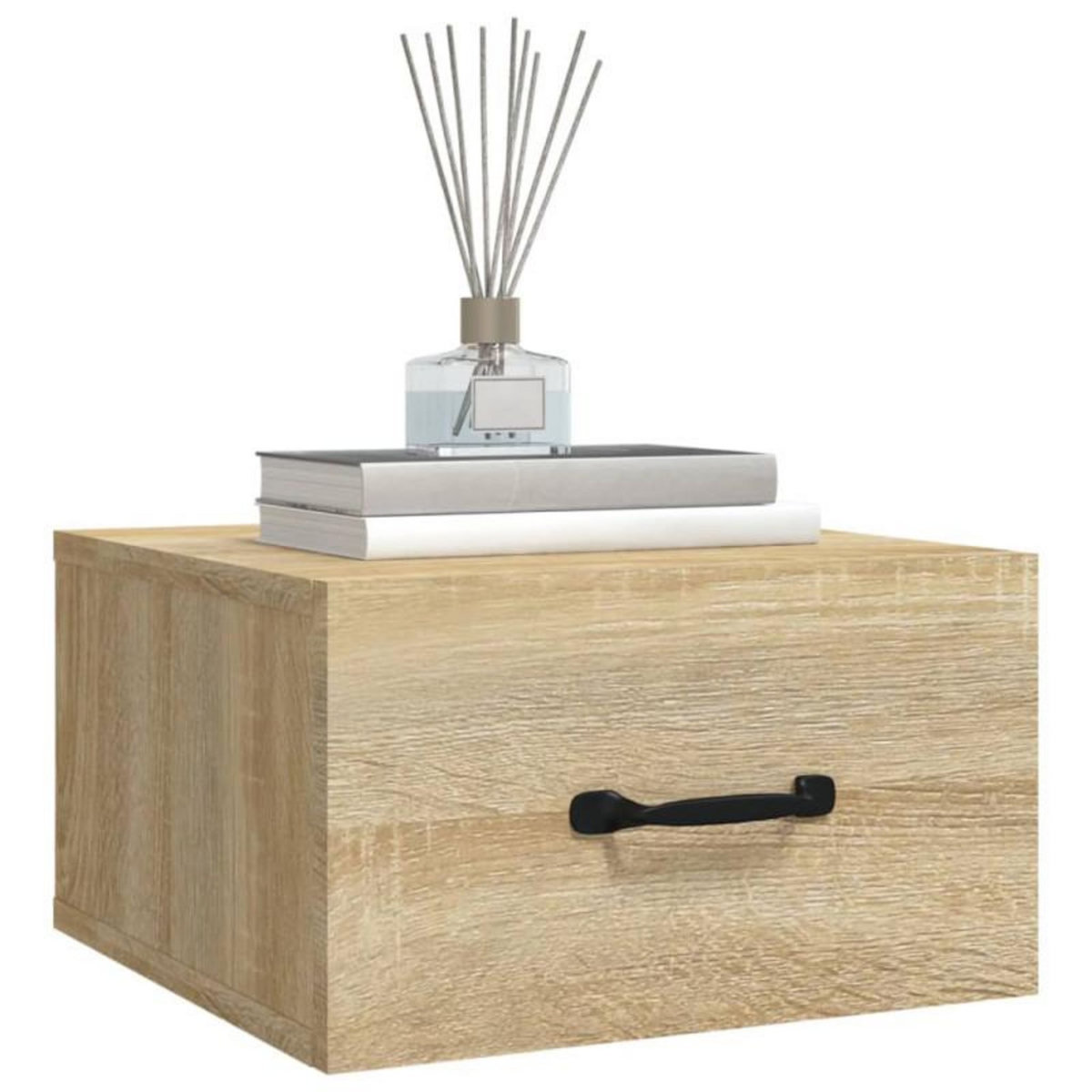 VIDAXL Table de chevet murale Chêne sonoma 35x35x20 cm