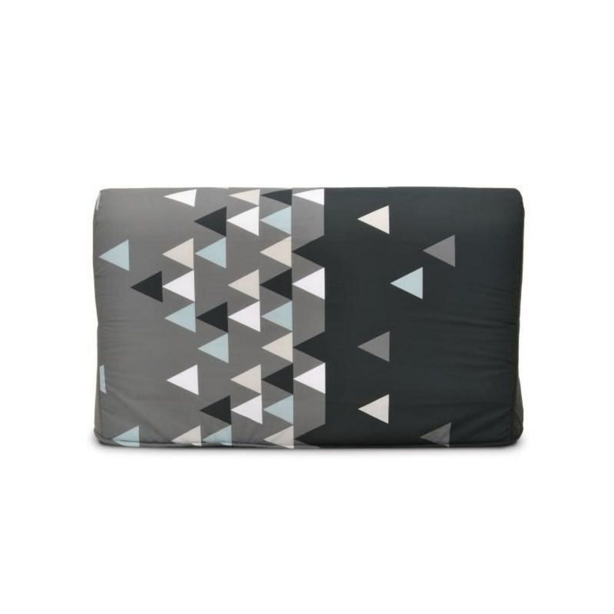 GRUHIER GRUHIER Banquette BZ - Tissu Gris et noir - L143 x P97 x H89cm - Joe