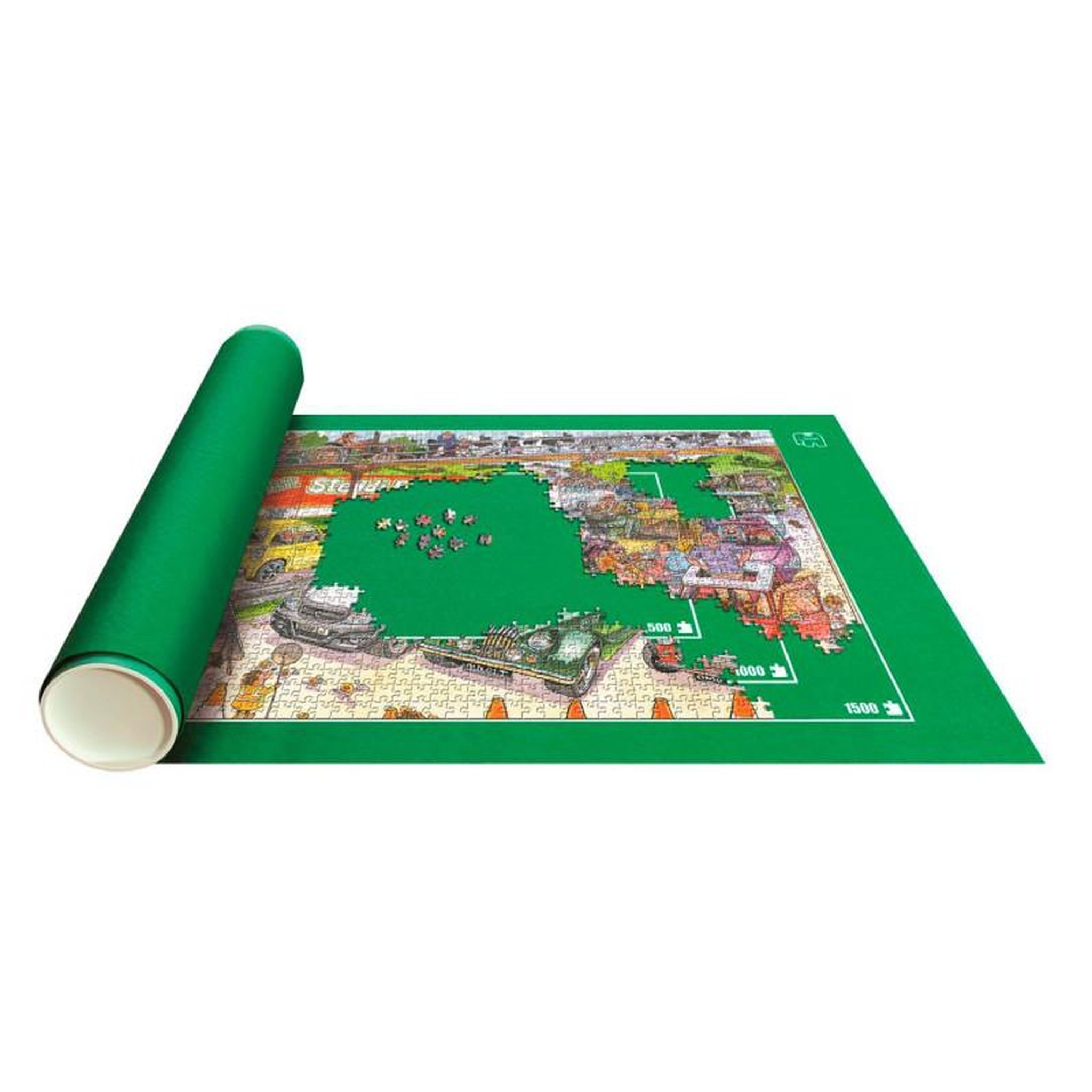 Voir la diapositive 2 : Jumbo Tapis pour puzzle 500 à 1500 pièces Jumbo