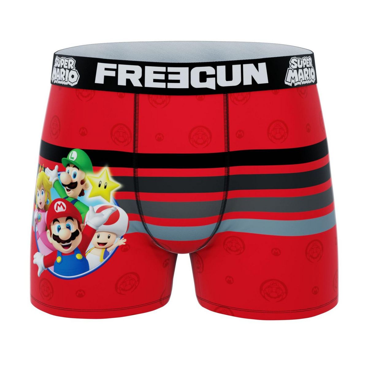 FREEGUN Lot de 4 boxers enfant Super Mario Bros