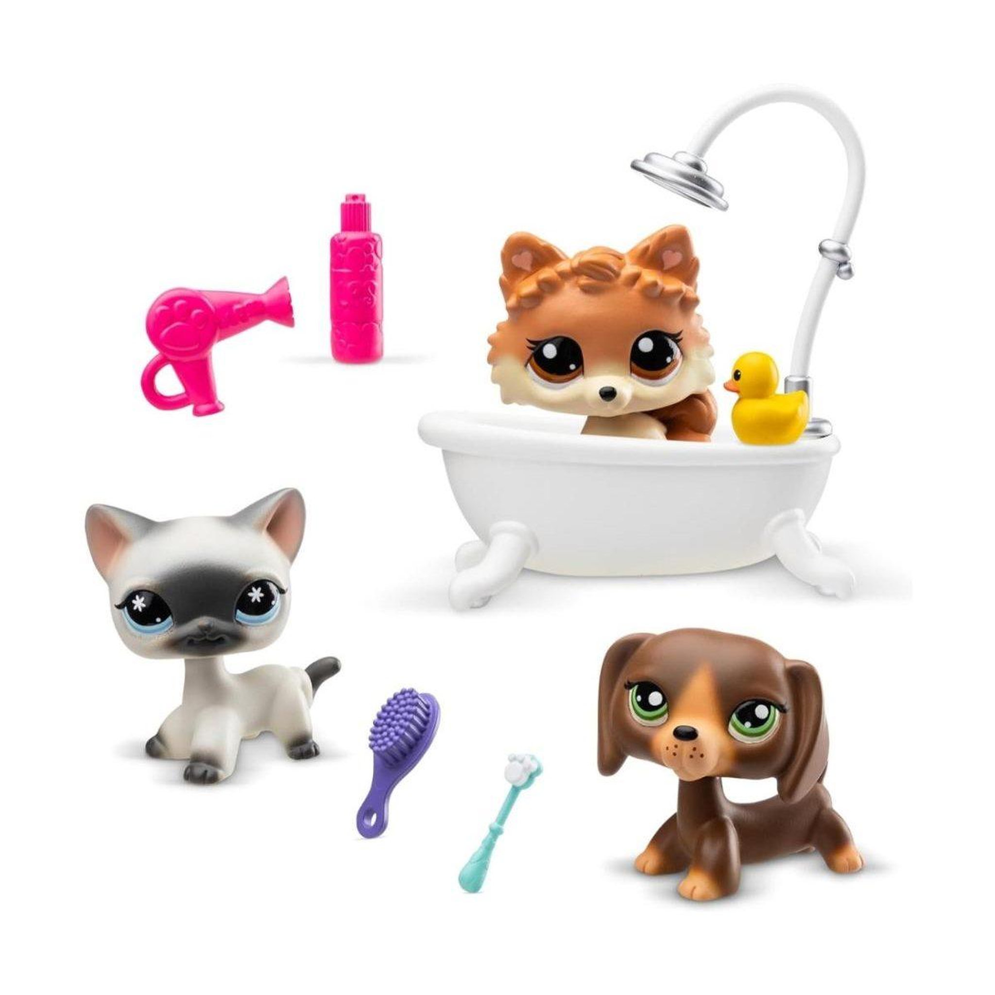 Voir la diapositive 2 : HASBRO Figurines littlest pet shop  00638 - coffret salon de toilettage