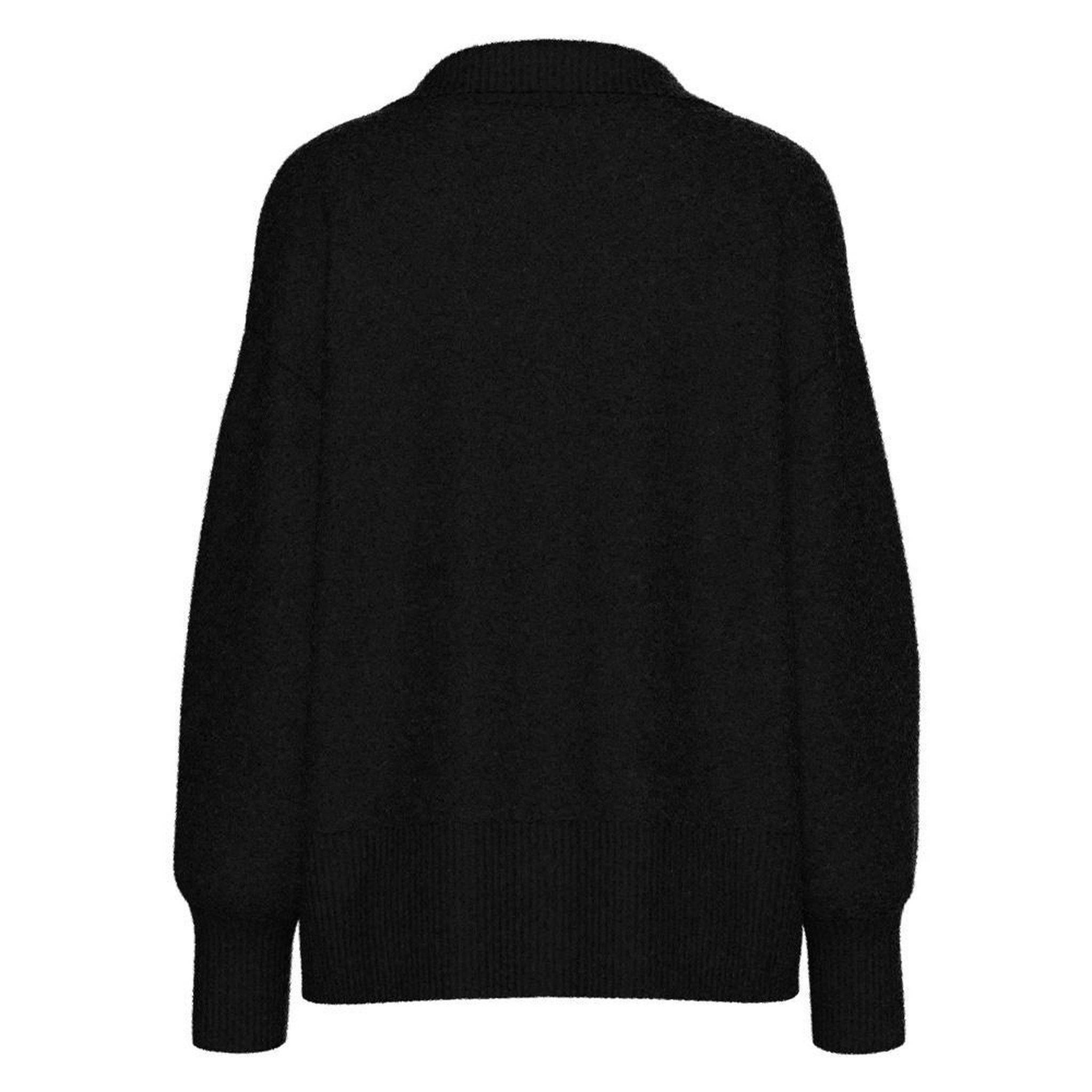 Voir la diapositive 2 : Pieces Pull Noir Femme Pieces Malou