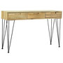 Voir la diapositive 4 : VIDAXL Table console 120x35x76 cm Teck massif