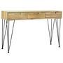 Voir la diapositive 4 : VIDAXL Table console 120x35x76 cm Teck massif