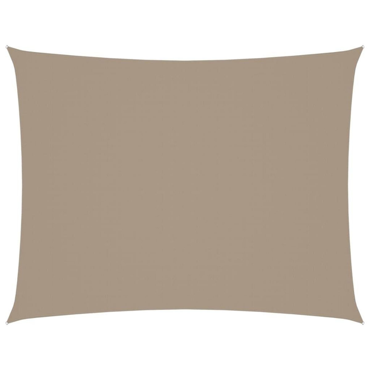 VIDAXL Voile de parasol tissu oxford rectangulaire 2x3 m taupe