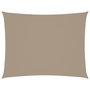 Voir la diapositive 2 : VIDAXL Voile de parasol tissu oxford rectangulaire 2x3 m taupe