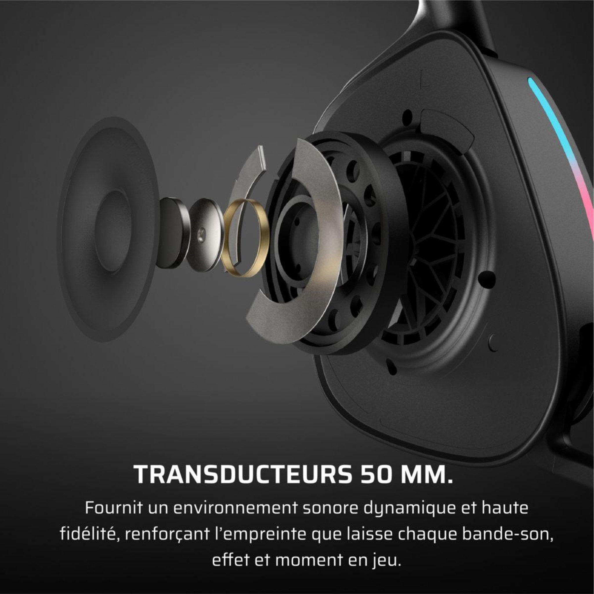 Voir la diapositive 5 : Corsair Casque gamer VOID ELITE SANS FIL v2 Carbon