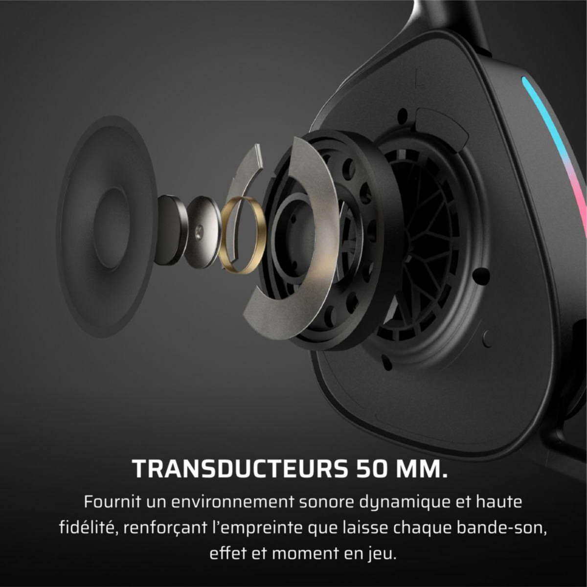 Corsair Casque gamer VOID ELITE SANS FIL v2 Carbon