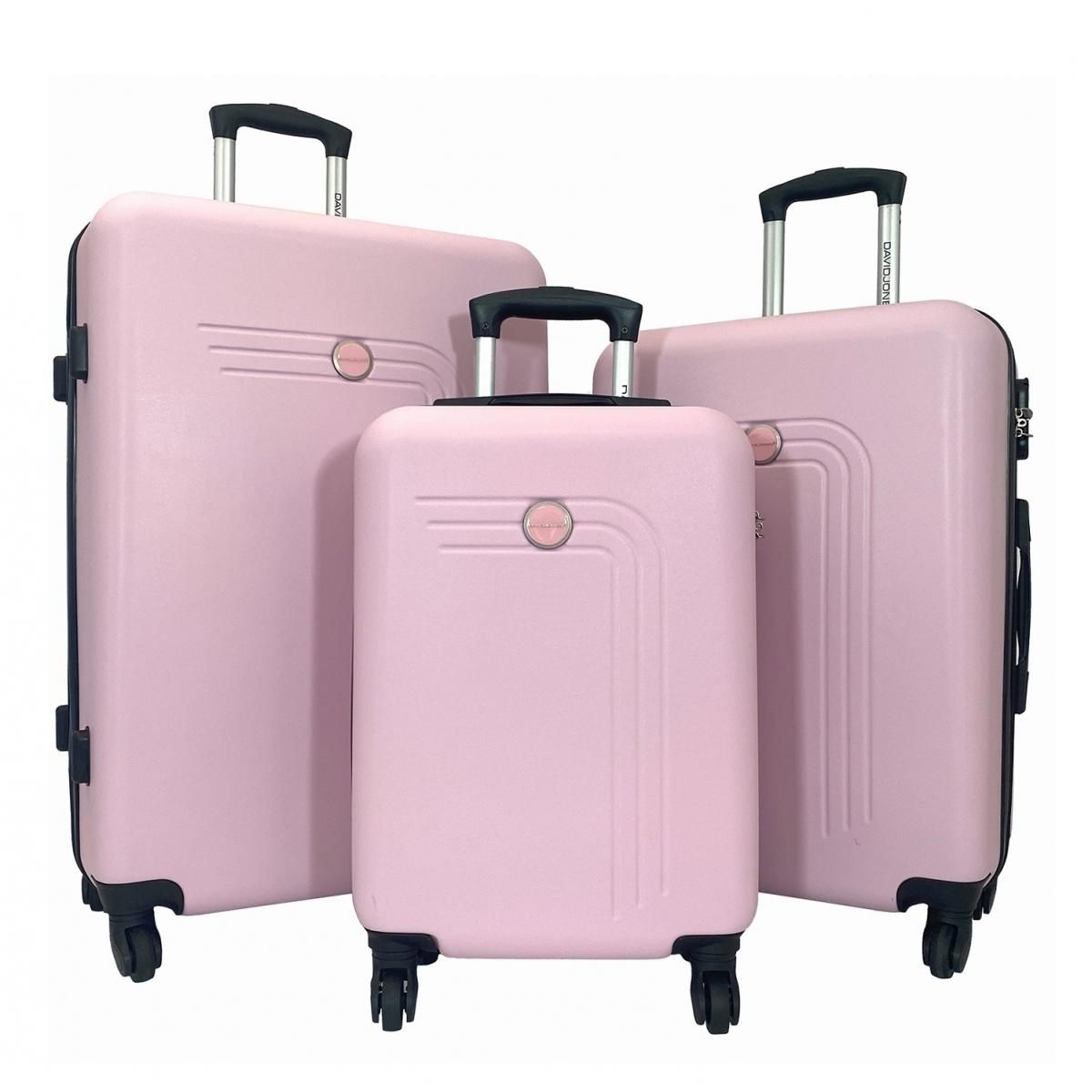 David Jones Lot 3 valises rigides dont 1 valise cabine